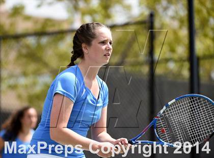 Thumbnail 3 in CHSAA 5A Girls Tennis Championships photogallery.