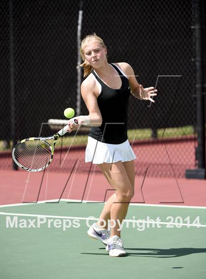 Thumbnail 3 in CHSAA 5A Girls Tennis Championships photogallery.