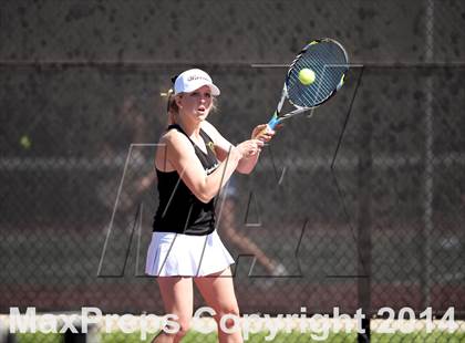 Thumbnail 3 in CHSAA 5A Girls Tennis Championships photogallery.