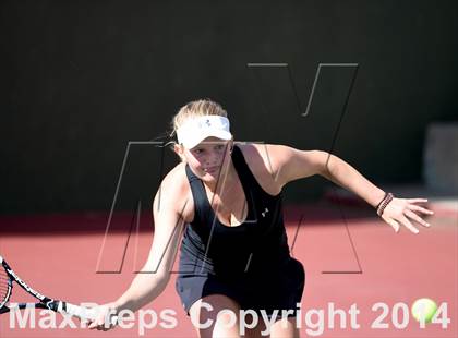 Thumbnail 3 in CHSAA 5A Girls Tennis Championships photogallery.