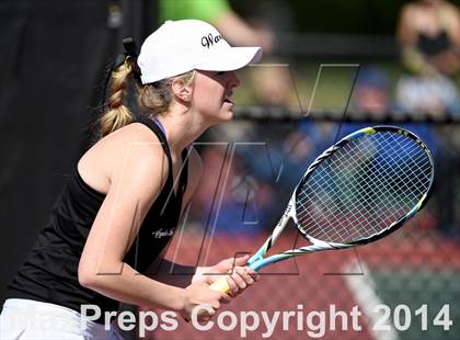 Thumbnail 3 in CHSAA 5A Girls Tennis Championships photogallery.
