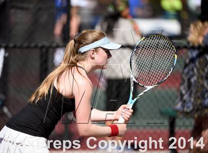Thumbnail 2 in CHSAA 5A Girls Tennis Championships photogallery.