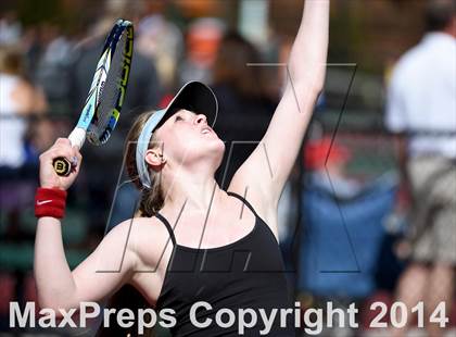 Thumbnail 1 in CHSAA 5A Girls Tennis Championships photogallery.