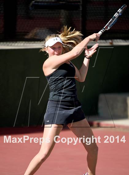 Thumbnail 3 in CHSAA 5A Girls Tennis Championships photogallery.