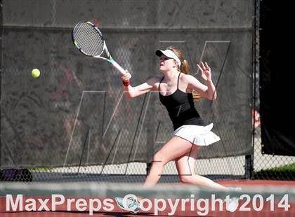 Thumbnail 1 in CHSAA 5A Girls Tennis Championships photogallery.