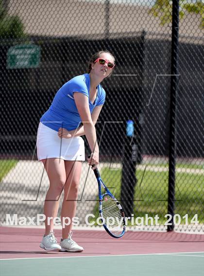 Thumbnail 3 in CHSAA 5A Girls Tennis Championships photogallery.