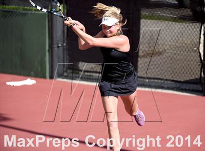 Thumbnail 1 in CHSAA 5A Girls Tennis Championships photogallery.