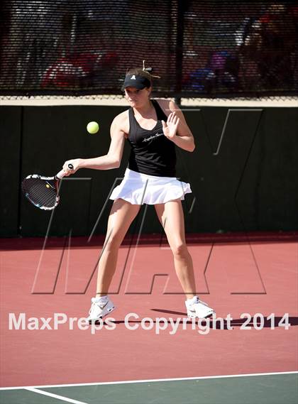 Thumbnail 2 in CHSAA 5A Girls Tennis Championships photogallery.