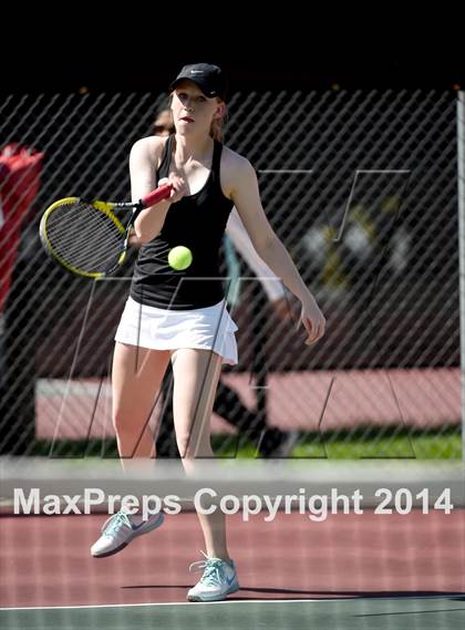 Thumbnail 3 in CHSAA 5A Girls Tennis Championships photogallery.