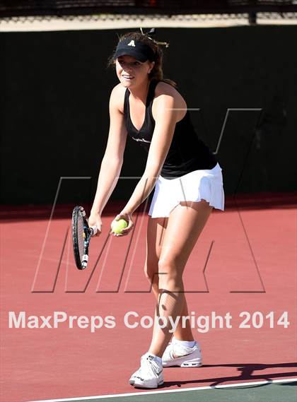 Thumbnail 2 in CHSAA 5A Girls Tennis Championships photogallery.