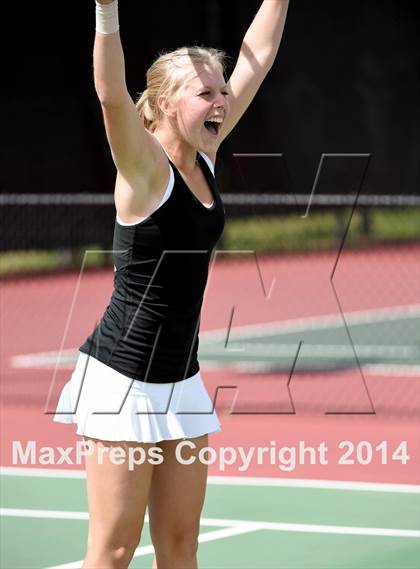 Thumbnail 1 in CHSAA 5A Girls Tennis Championships photogallery.