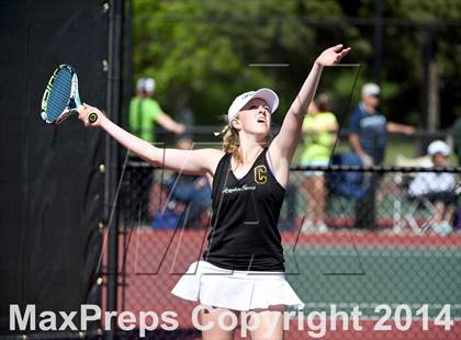 Thumbnail 2 in CHSAA 5A Girls Tennis Championships photogallery.