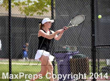 Thumbnail 3 in CHSAA 5A Girls Tennis Championships photogallery.