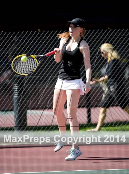 Thumbnail 1 in CHSAA 5A Girls Tennis Championships photogallery.