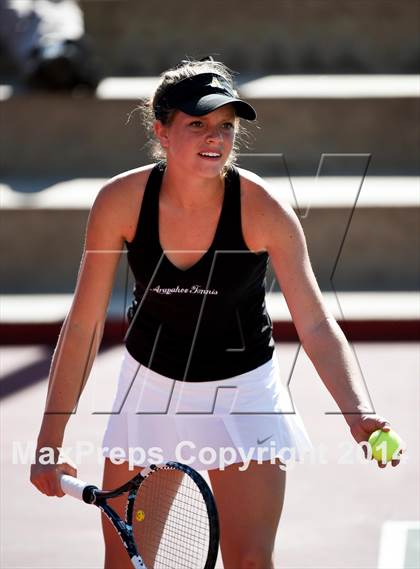Thumbnail 1 in CHSAA 5A Girls Tennis Championships photogallery.
