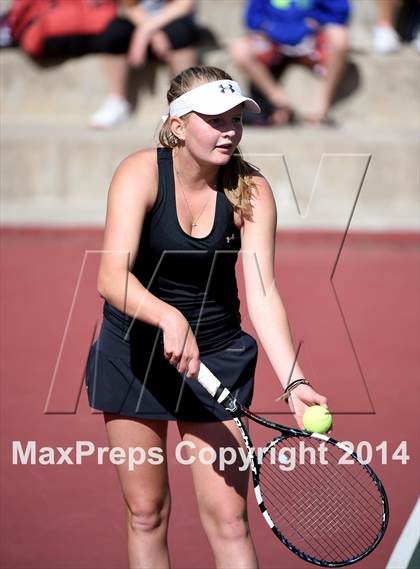Thumbnail 2 in CHSAA 5A Girls Tennis Championships photogallery.