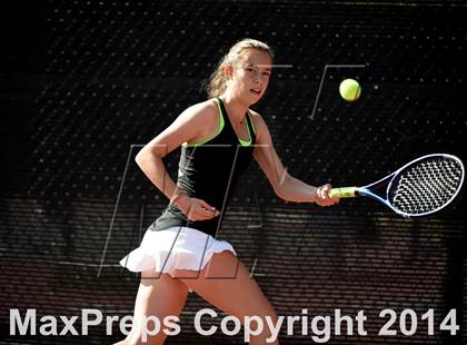 Thumbnail 3 in CHSAA 5A Girls Tennis Championships photogallery.