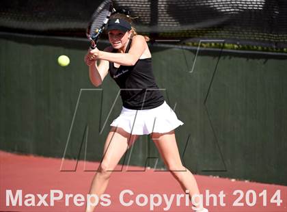Thumbnail 3 in CHSAA 5A Girls Tennis Championships photogallery.