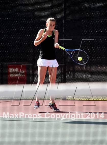 Thumbnail 2 in CHSAA 5A Girls Tennis Championships photogallery.