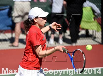 Thumbnail 3 in CHSAA 5A Girls Tennis Championships photogallery.