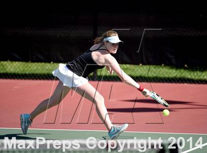 Thumbnail 2 in CHSAA 5A Girls Tennis Championships photogallery.