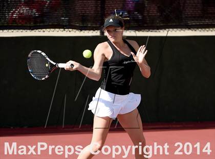 Thumbnail 1 in CHSAA 5A Girls Tennis Championships photogallery.
