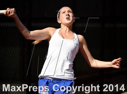 Thumbnail 3 in CHSAA 5A Girls Tennis Championships photogallery.