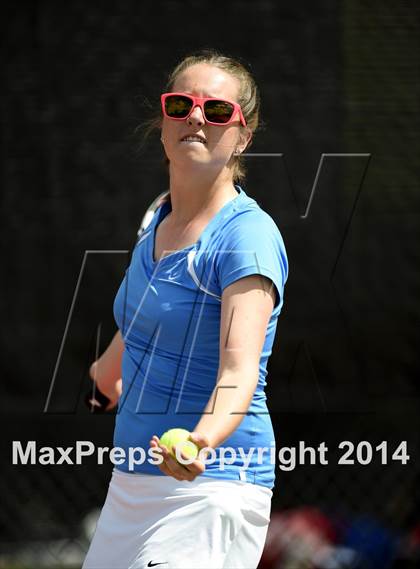 Thumbnail 1 in CHSAA 5A Girls Tennis Championships photogallery.