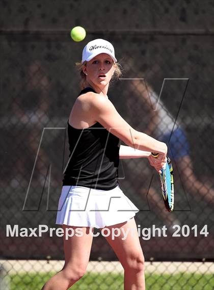 Thumbnail 2 in CHSAA 5A Girls Tennis Championships photogallery.