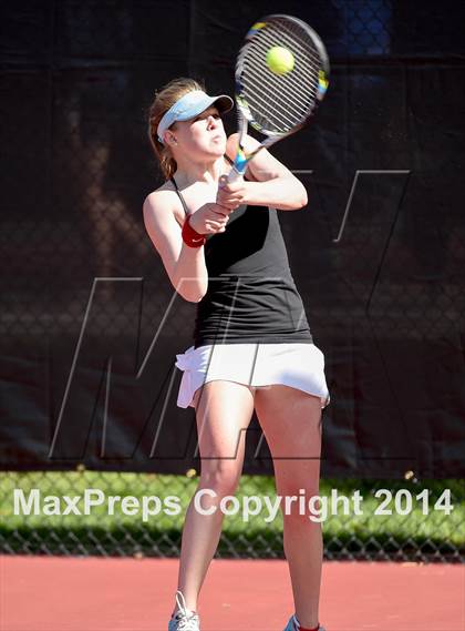 Thumbnail 1 in CHSAA 5A Girls Tennis Championships photogallery.