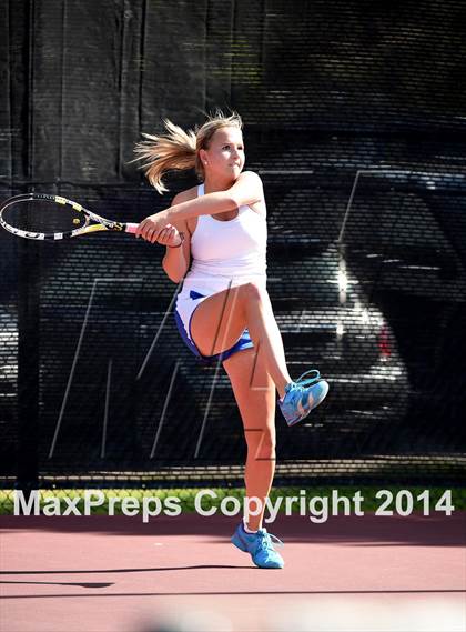 Thumbnail 3 in CHSAA 5A Girls Tennis Championships photogallery.