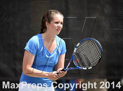 Thumbnail 1 in CHSAA 5A Girls Tennis Championships photogallery.