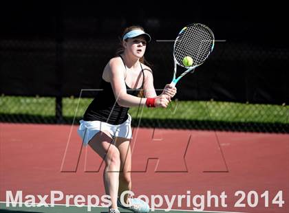 Thumbnail 1 in CHSAA 5A Girls Tennis Championships photogallery.