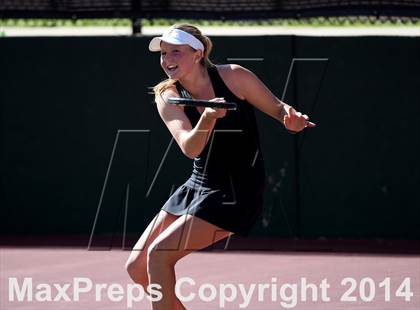 Thumbnail 3 in CHSAA 5A Girls Tennis Championships photogallery.