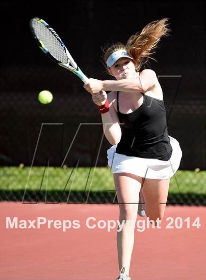 Thumbnail 3 in CHSAA 5A Girls Tennis Championships photogallery.