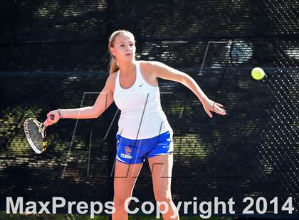 Thumbnail 3 in CHSAA 5A Girls Tennis Championships photogallery.