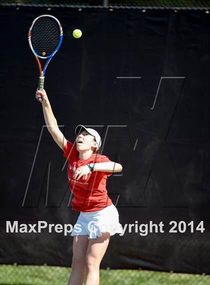 Thumbnail 2 in CHSAA 5A Girls Tennis Championships photogallery.