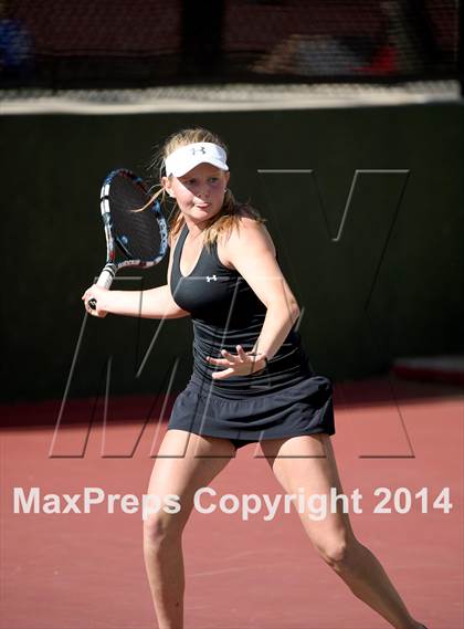 Thumbnail 1 in CHSAA 5A Girls Tennis Championships photogallery.
