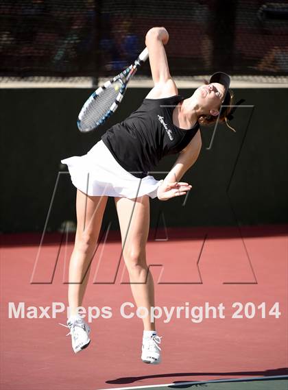 Thumbnail 3 in CHSAA 5A Girls Tennis Championships photogallery.