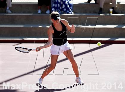 Thumbnail 1 in CHSAA 5A Girls Tennis Championships photogallery.