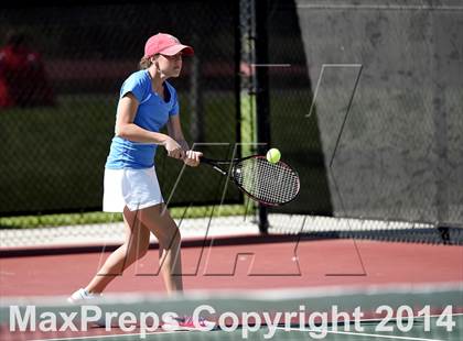 Thumbnail 2 in CHSAA 5A Girls Tennis Championships photogallery.