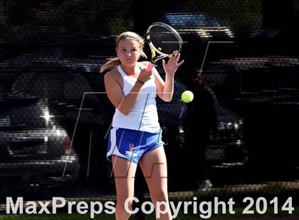 Thumbnail 3 in CHSAA 5A Girls Tennis Championships photogallery.