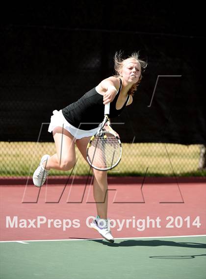 Thumbnail 2 in CHSAA 5A Girls Tennis Championships photogallery.