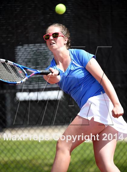 Thumbnail 3 in CHSAA 5A Girls Tennis Championships photogallery.
