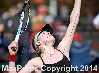 Thumbnail 3 in CHSAA 5A Girls Tennis Championships photogallery.