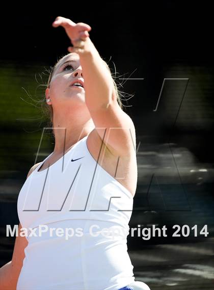 Thumbnail 2 in CHSAA 5A Girls Tennis Championships photogallery.