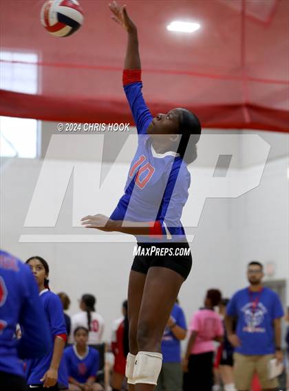 Thumbnail 2 in San Tan Foothills vs Coolidge (The Florence VB Invitational) photogallery.