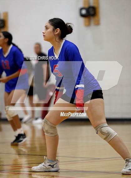 Thumbnail 2 in San Tan Foothills vs Coolidge (The Florence VB Invitational) photogallery.