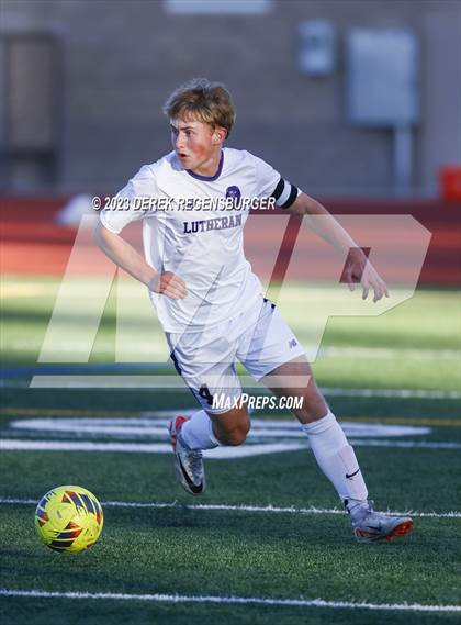 Thumbnail 1 in Lutheran vs Centaurus (CHSAA 4A Playoffs Rd 2) photogallery.