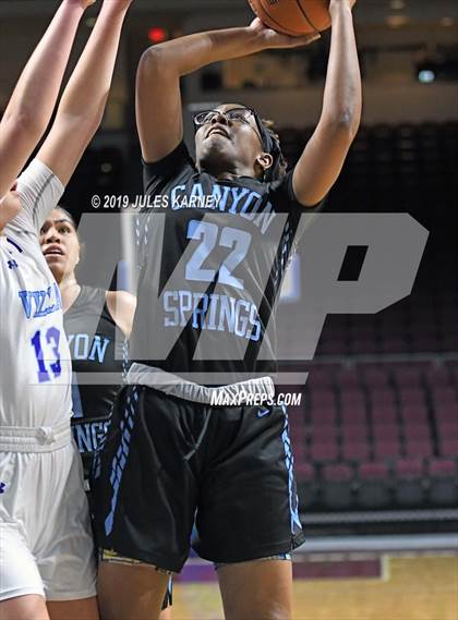 Thumbnail 1 in Canyon Springs vs. Villa Maria Academy (Tarkanian Classic) photogallery.